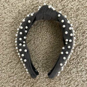 Lele Sadoughi Woven Pearl Headband